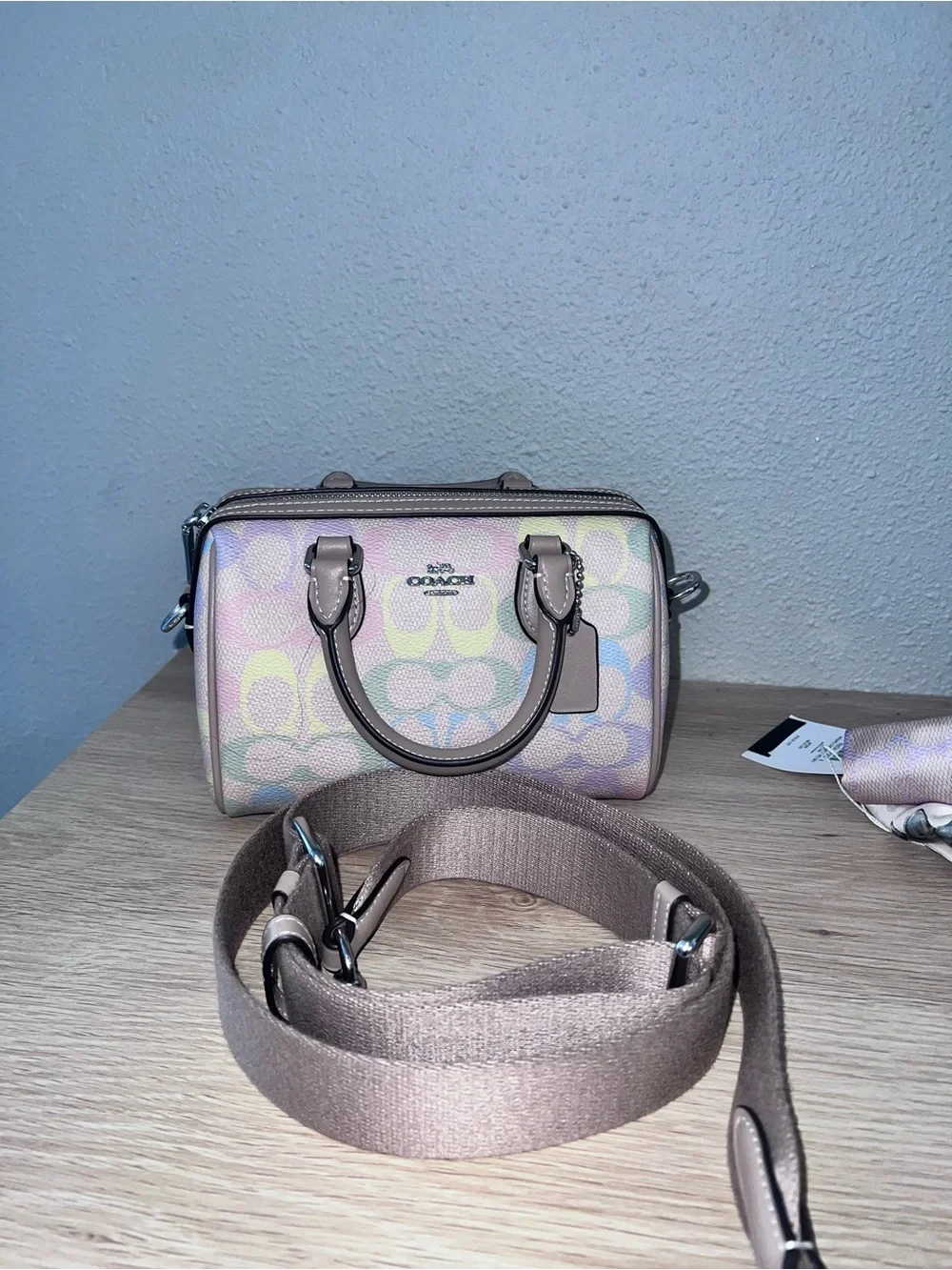 Coach Pastel Multicolor mini Rowan